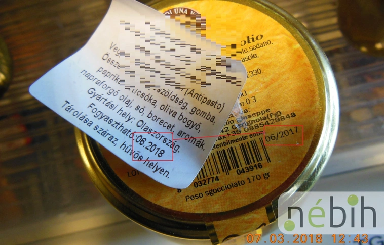 Több mint 4700 kilogramm élelmiszert vont ki a forgalomból a Nébih