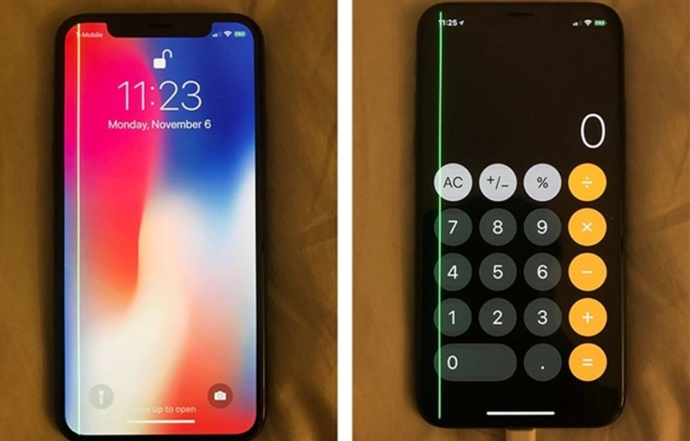 Itt egy újabb hiba az Iphone X-en