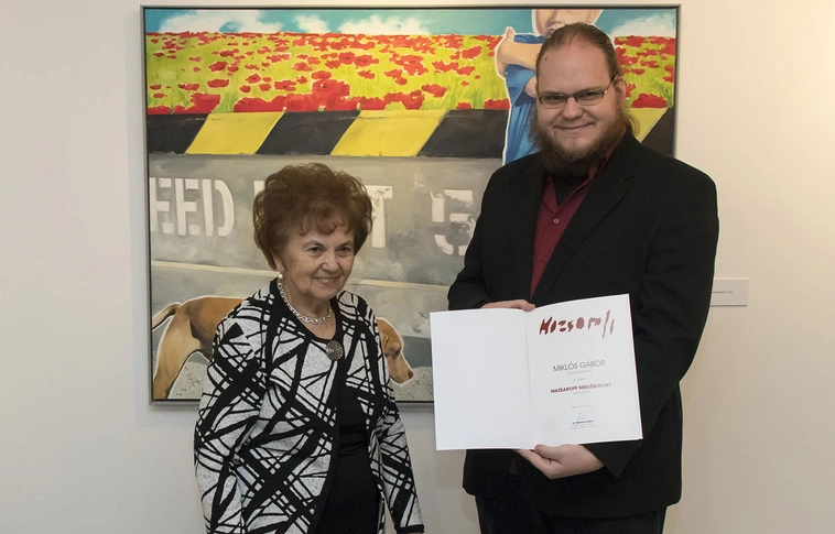 Miklós Gábor képzőművészé a 2018. évi Mazsaroff-díj (Képgaléria)