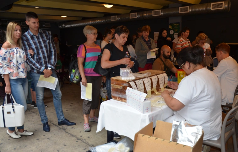 Csaknem százan mentettek életet a Szinva teraszon: véradó rekordkísérlet Miskolcon