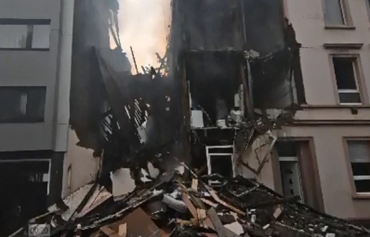 Robbanás történt egy németországi társasházban: 24 ember megsérült