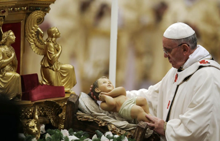 A Szent Péter-bazilikában mutat be misét karácsony este Ferenc pápa