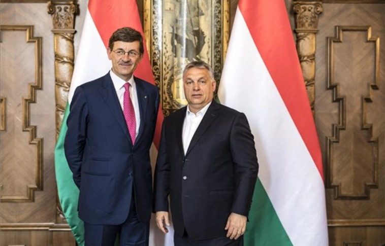 Orbán Viktor fogadta a Vodafone vezérigazgatóját