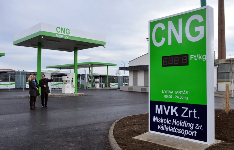 Márciustól működik a miskolci CNG-kút