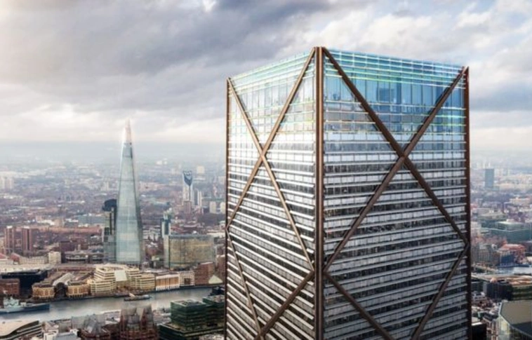 Bemutatták a londoni City legmagasabbjaként beharangozott felhőkarcoló terveit 