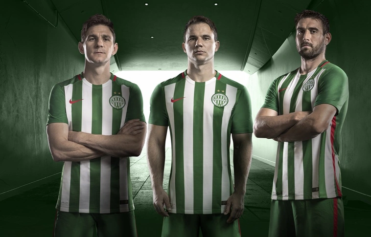 A piros szín is bekerült a Ferencváros új mezébe