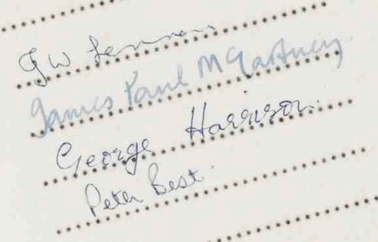Az Beatles első lemezszerződése 75 ezer dollárért kelt el