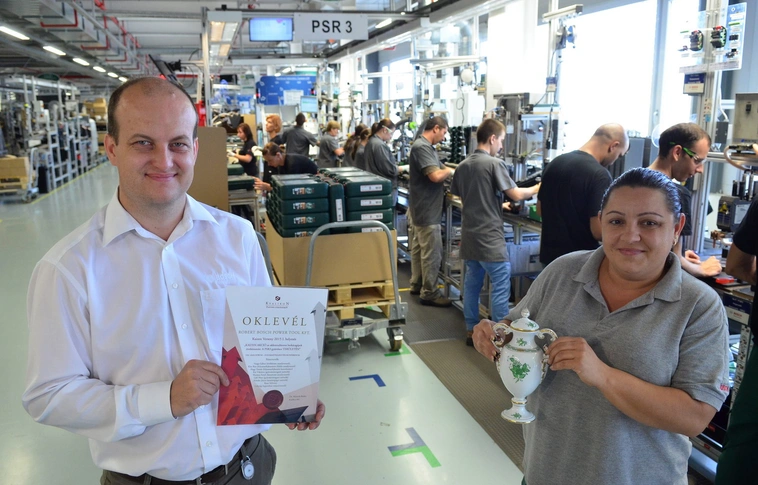 Újabb első helyezést és szakmai elismerést kapott a Bosch miskolci kéziszerszámgyára