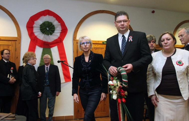 Március 15-ei megemlékezés a Bárczay kúriában