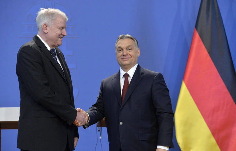 Orbán Viktor köszönetet mondott Horst Seehofernek a megértésért