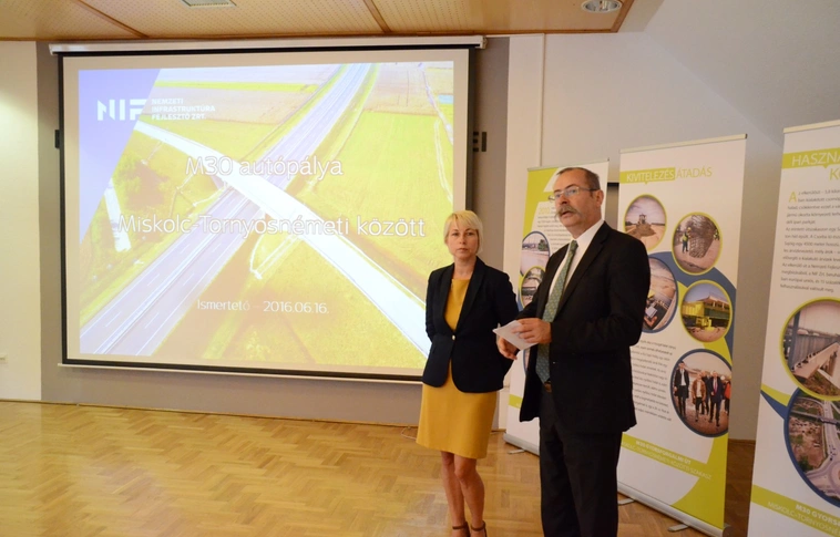 Jövőre megkezdődhet az M30-as továbbépítése Kassa felé