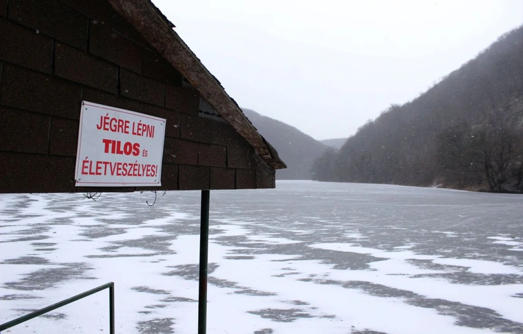 Veszélyes a szabadvizek jegén tartózkodni