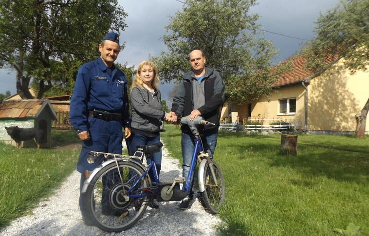 Félórán belül elkapták a rendőrök a motortolvajt