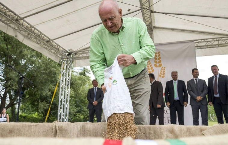 Összegyűjtötték a búzát a Magyarok kenyeréhez
