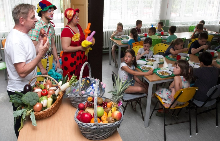 A helyes táplálkozásra hívták fel a diákok figyelmét