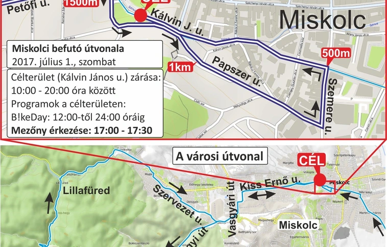 Forgalmi változások Miskolcon a Tour de Hongrie ideje alatt
