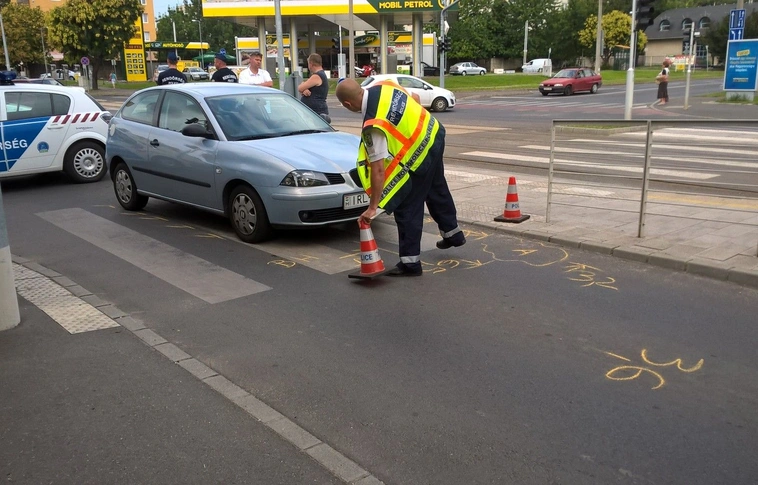 Egy idős ember sérült meg a balesetben