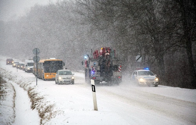 Elsőfokú figyelmeztetést adtak ki a havazás miatt Borsodra