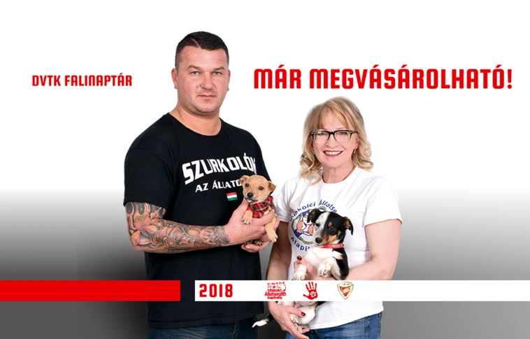 Már kapható a DVTK jótékonysági falinaptára