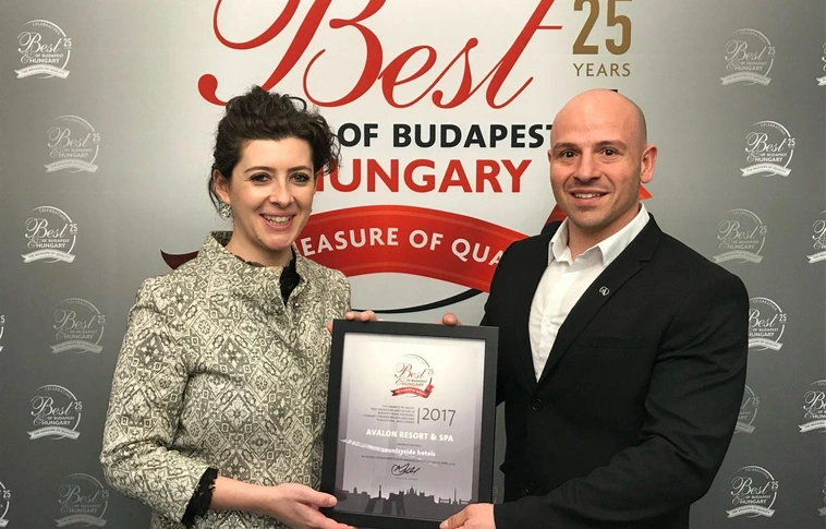 Magyarország legjobb vidéki szállodája az Avalon Resort & SPA