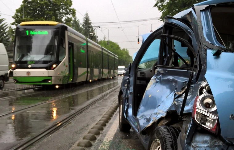 Brutális baleset – autójába szorult a sérült a Győri kapuban (Képgalériával!)