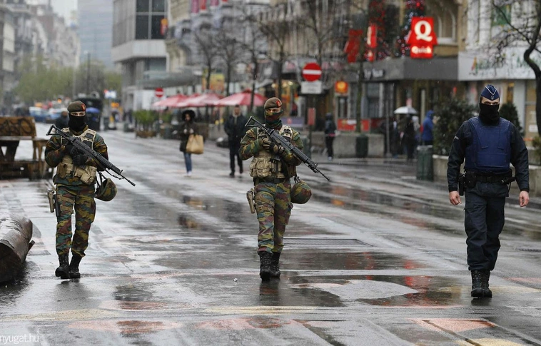 Fokozott biztonsági készültség Brüsszelben a NATO-csúcs és a francia-belga elődöntő miatt