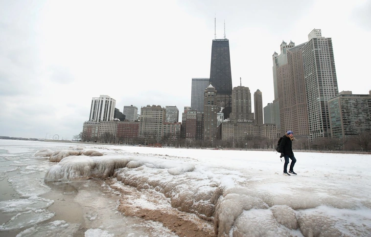 Sarkvidéki hideg tört az Egyesült Államokra, néhol mínusz 40 Celsius-fok hideg van