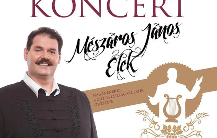 Jótékonysági koncert Mészáros János Elekkel Miskolctapolcán