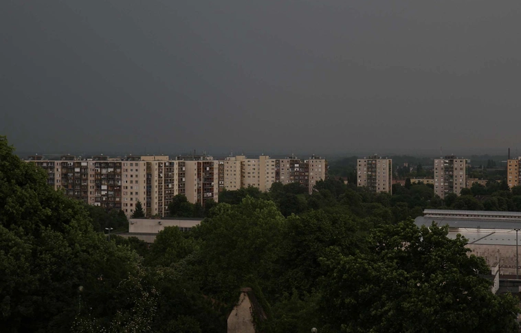 Miskolcra is lecsapott a vihar