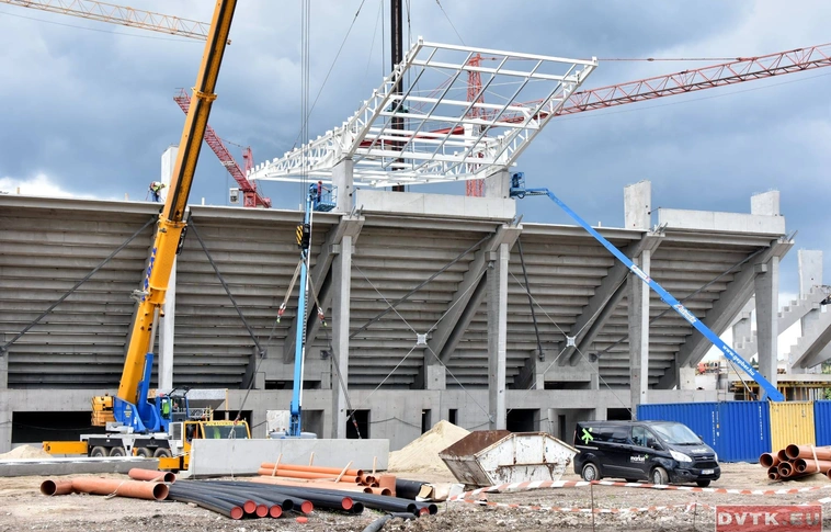 Újabb mérföldkőhöz értek a diósgyőri stadionrekonstrukcióban!
