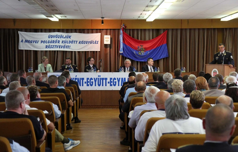 Küldöttgyűlést tartott a megyei polgárőr szövetség
