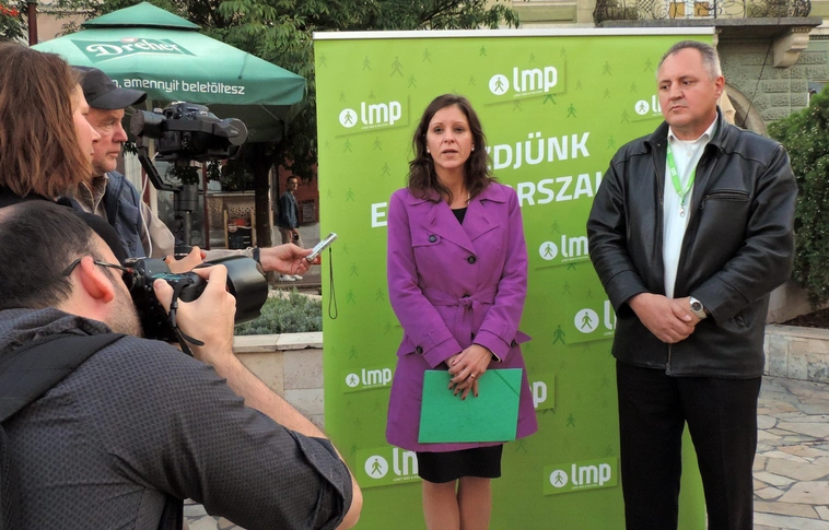Az LMP egy "új erőtér" létrehozásán dolgozik - Szél Bernadett Miskolcon
