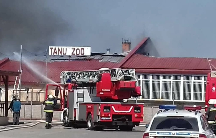 Lángolt a szendrői tornaterem tetőszerkezete