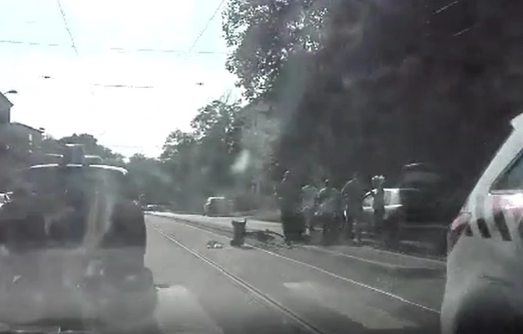 Baleset történt a Bajcsyn, egy kerékpárost a mentők szállítottak kórházba