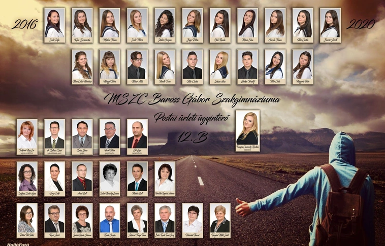 Tabló Baross 12.B