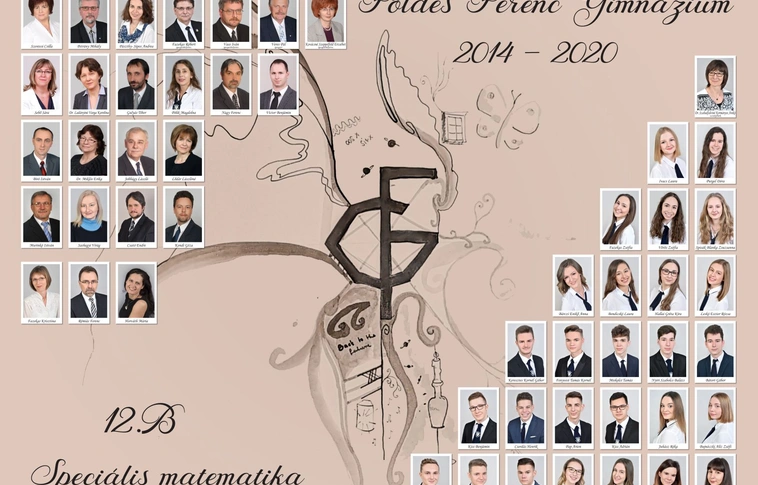 Tabló Földes 12.B