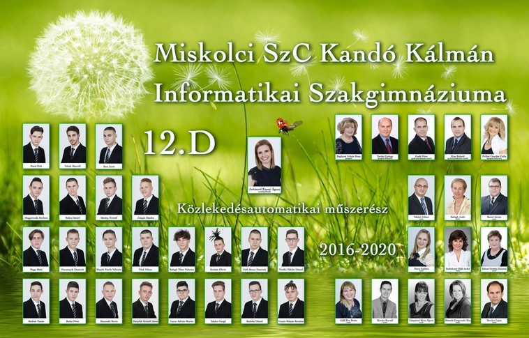 Tabló Kandó 12.D