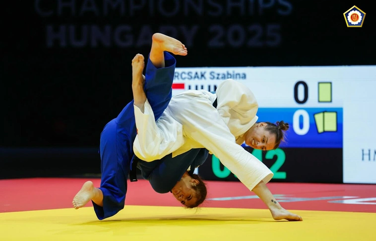 Gercsák Szabina (fehérben) Fotó: IJF