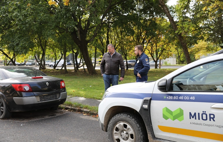 Miskolc újabb parkolóhelyet kapott vissza. Fotó: Juhász Ákos
