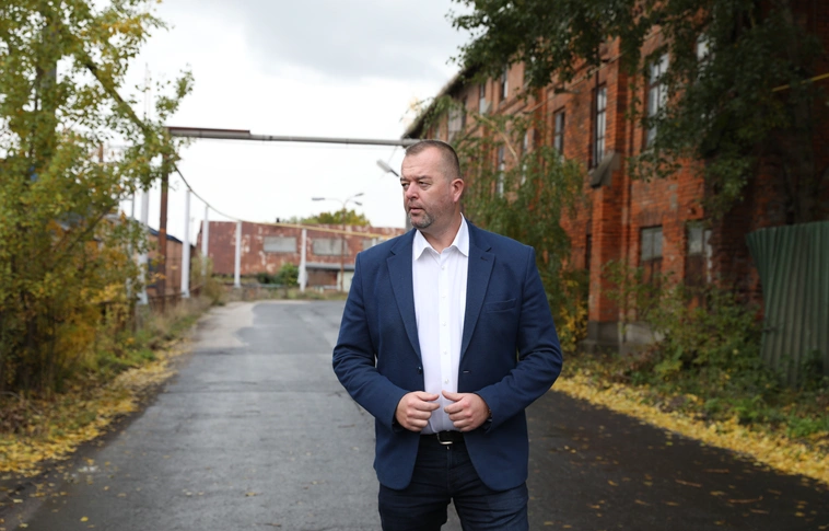 Hollósy András a DAM területén. Fotó: Juhász Ákos