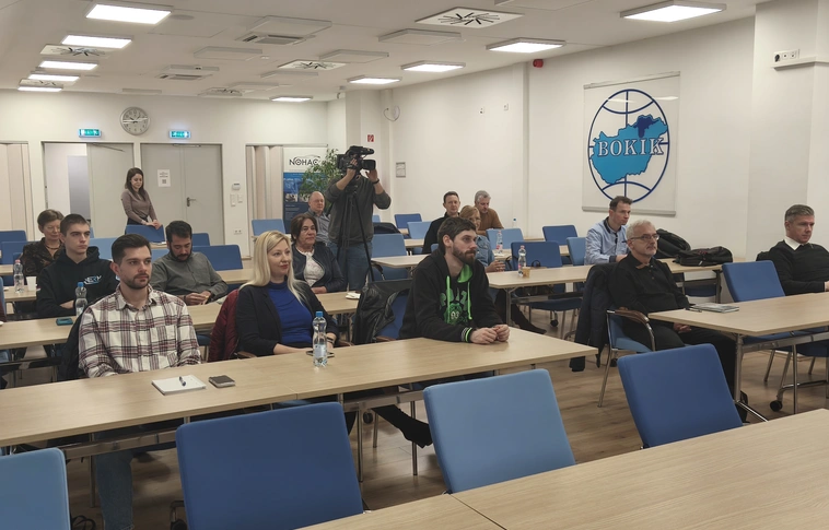  Automatizált érdeklődésgenerálást tanultak a vállalkozók Miskolcon. Fotó: BOKIK