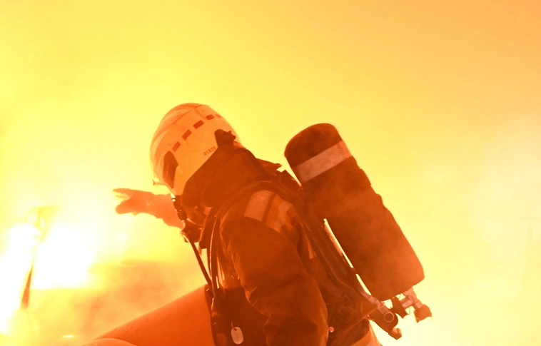tűzoltás illusztráció napindító katasztrófavédelem