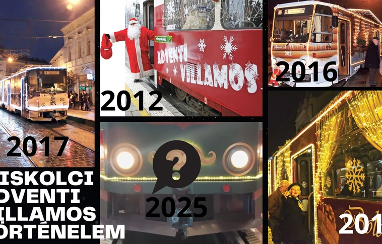 Miskolci adventi villamos történelem