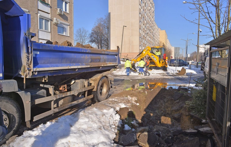 csőtörés Középszer. Fotó: Osztie Tibor