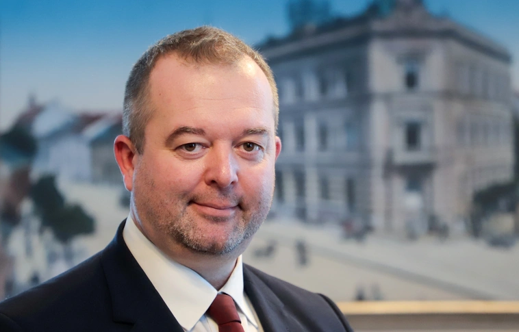 Hollósy András: azon dolgozunk, hogy Miskolc az acélvárosból zöld város legyen. Fotó: Mocsári László