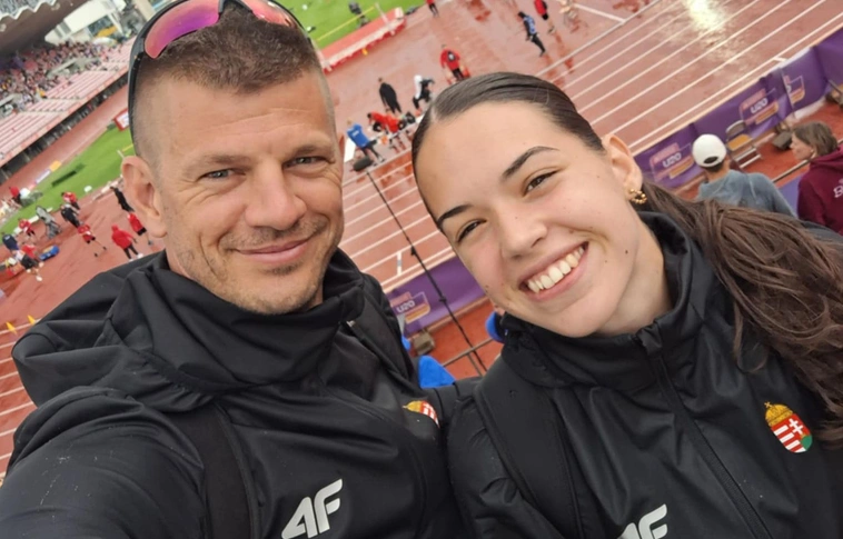 Majkut Gergely és tanítványai, köztük Lalik Petra, hamarosan Tenerifén tréningeznek. Fotó: magánarchívum