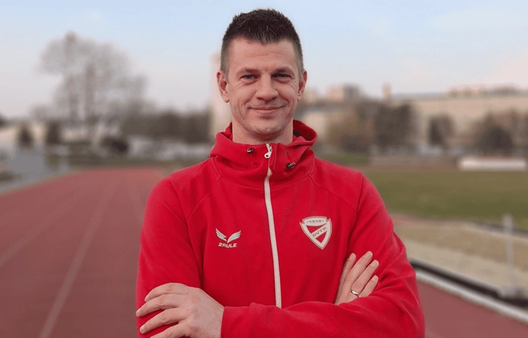 Majkut Gergely jó szereplést vár a diósgyőri atlétáktól az országos bajnokságon. Fotó: magánarchívum