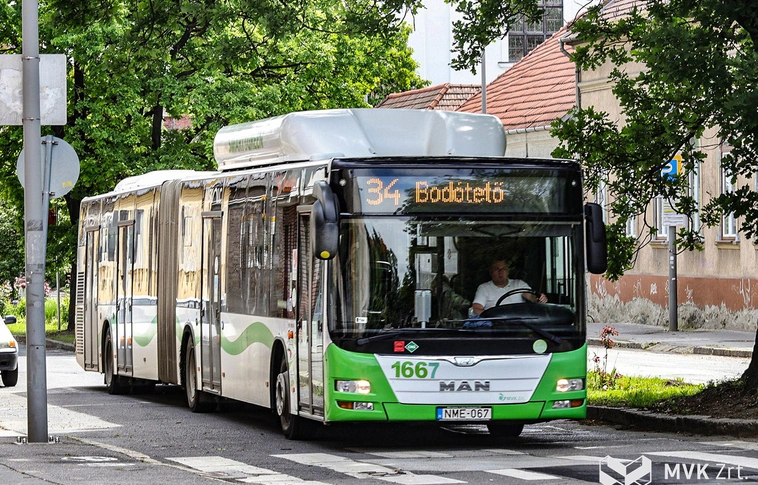 34-es busz Bodótető. Fotó: MVK Zrt.