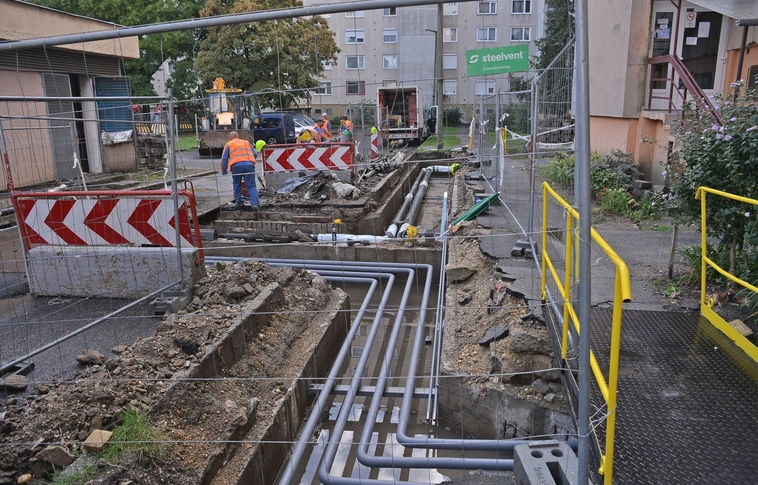 MIHŐ Vörösmarty utcai munkálatok