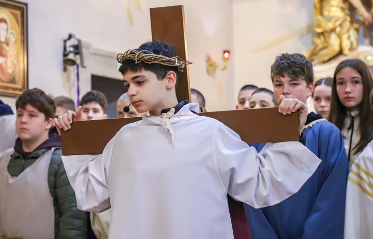 Passiójáték  és barkaszentelés Diósgyőrben